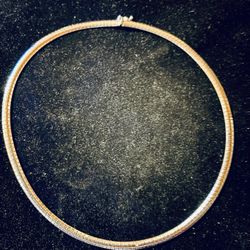 10k White Gold Omega Chain 21.43 Grams 