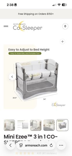 Arm’s Reach 3-in-1 Co-Sleeper Bassinet Bundle