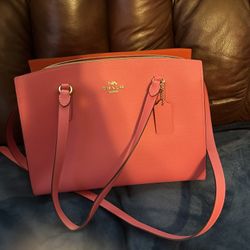 Red Coach Bag 