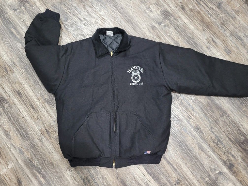 Vtg Teamster Local 781 International Brotherhood jacket Black Size 2 XL