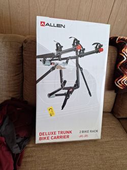 Deluxe 2-Bike Trunk Mount Rack (Model 102DN-R).