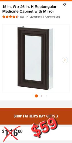 Medicine Cabinet rectangular
