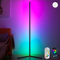 RGB Corner Floor Lamps 2 Pcs