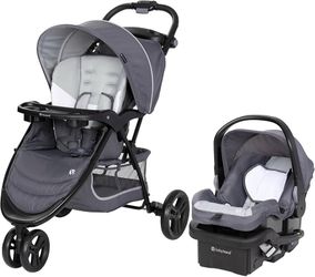 ONLY $115: Baby Trend EZ Ride Travel System with EZ-Lift Infant Car Seat, Dash Grey
