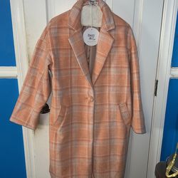 Dusty Pink Trench Coat 