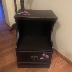 Vintage Side Table With Drawer