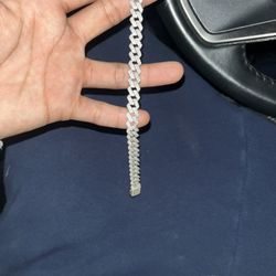 Sterling Silver Cuban Bracelet 