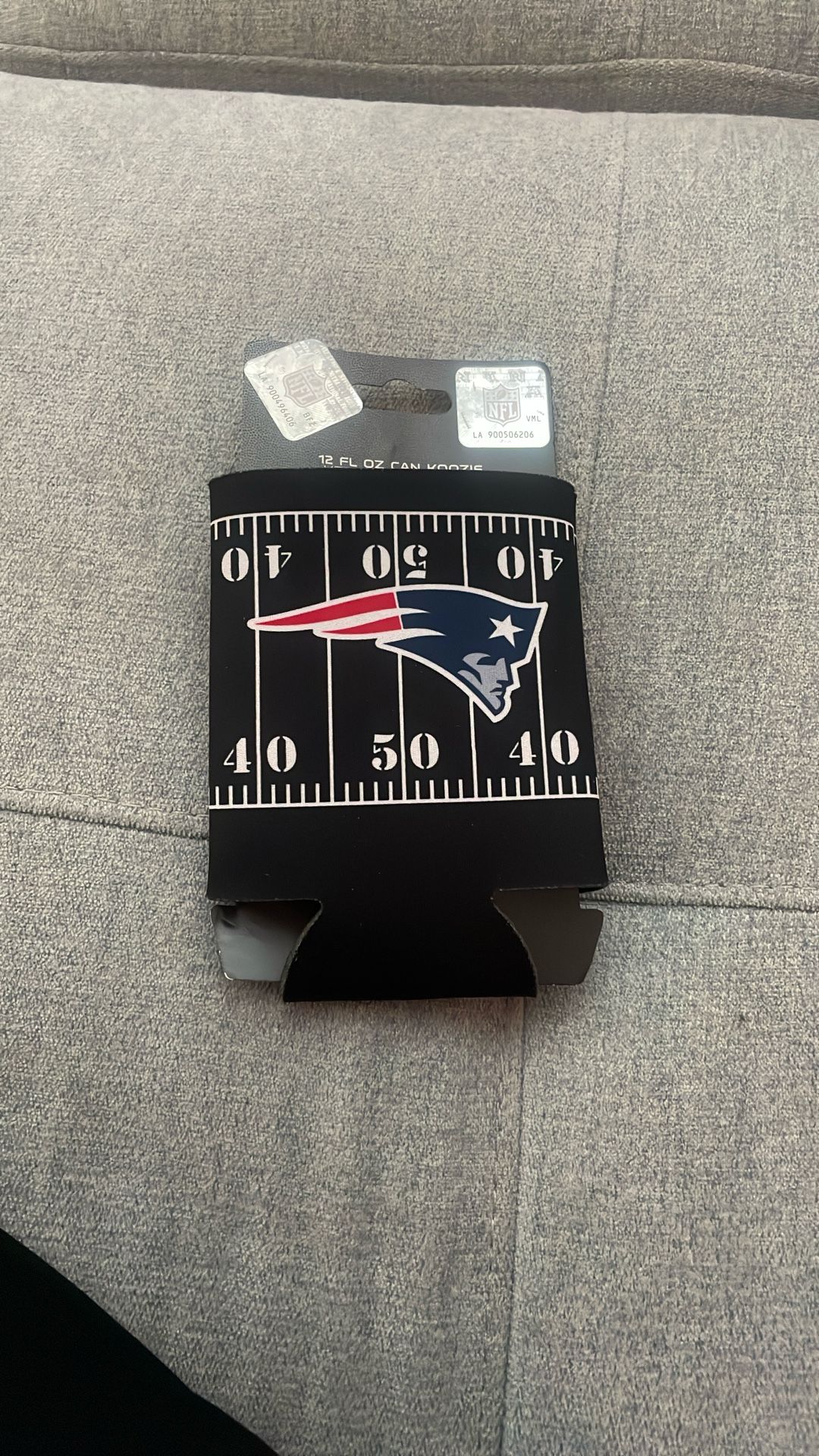 a New England Patriots 13 Is Can Koozie NFL