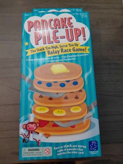 Pancake Pile-Up! Relay Race Board Game