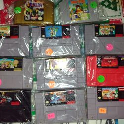 Super Nintendo/ Nintendo 64 Games 