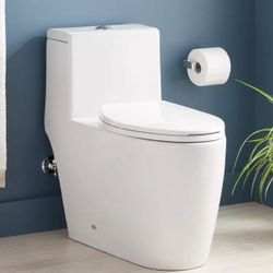 One-Piece Elongated Toilet