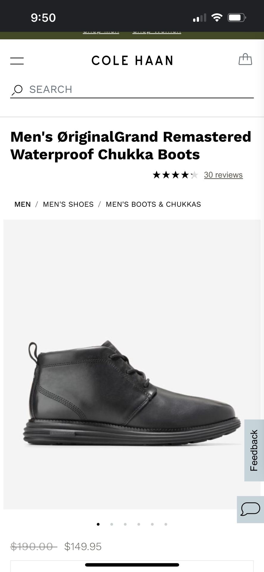 Cole Haan Boot Moving Sale-priced To Go Make Offer