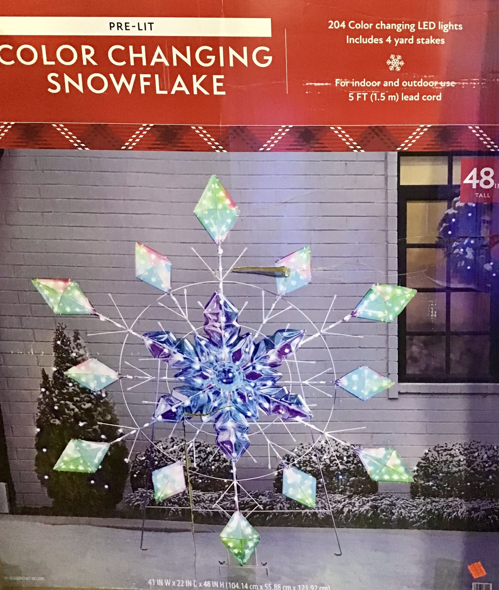 Color Changing Snowflake
