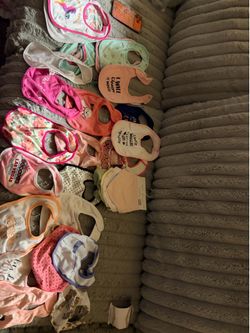 Baby girl bibs