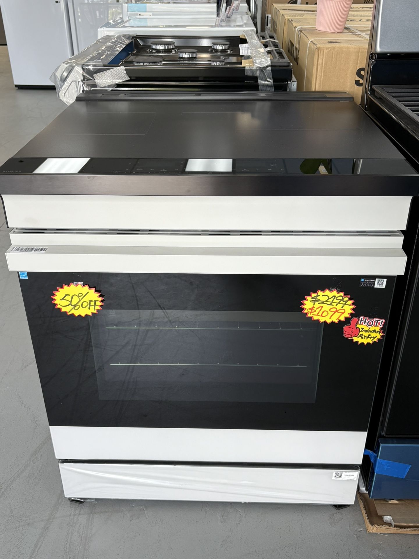 6.3 cu.ft. 4 Burner Element Induction Range with AirFry