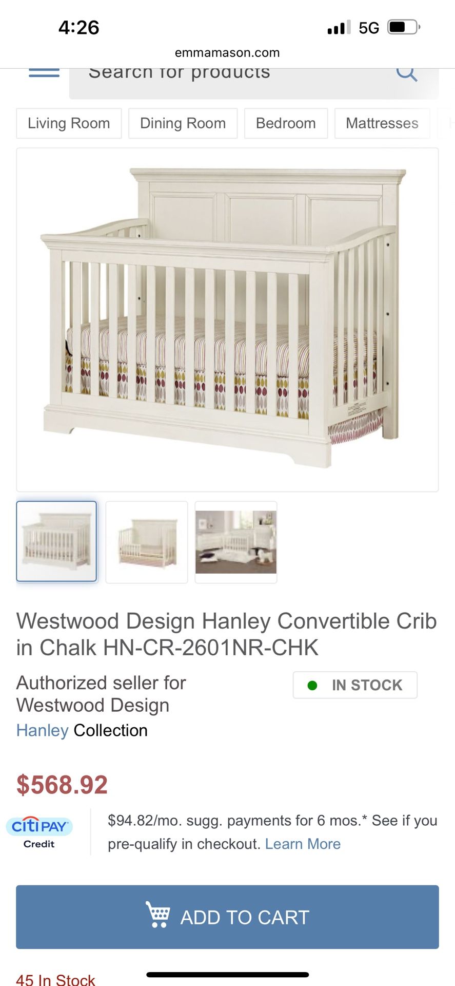 Convertible Crib