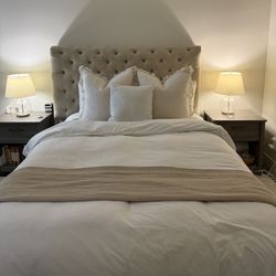 Upholstered Queen Bed Frame