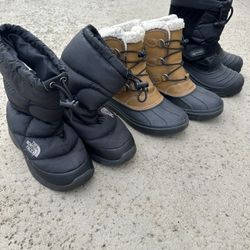 Snow Boots For Kids. Size 2 & 3