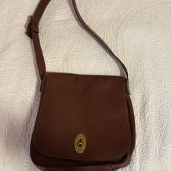 Fossil Leather Satchel