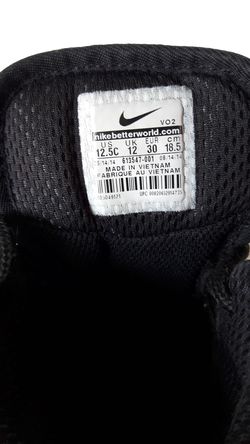 12.5 C Nike black boots