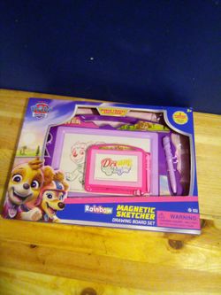 Paw patrol rainbow magnet Sketcher drawing board set