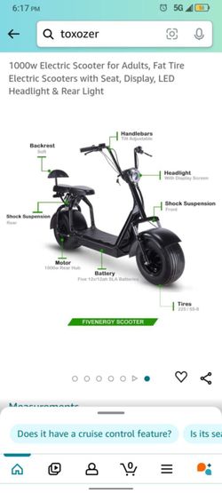 Fat Tire Electric Scooter