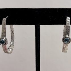 Blue Topaz Earrings 