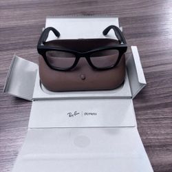 Ray-Ban Meta - Wayfarer (Gen 2) glasses with Meta AI, Audio, Photo, Video Compatibility - Clear lenses - Matte Black 