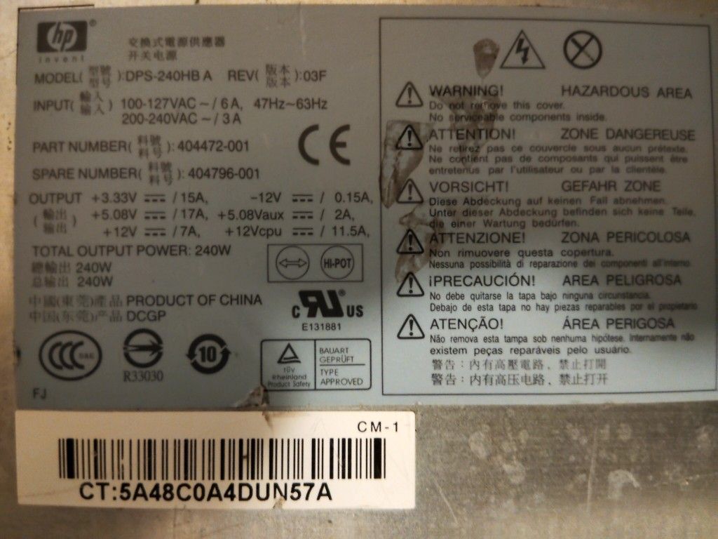 Desktop Computer Power Supplies ,- (2) Inch 2