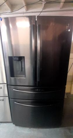 Samsung 4 Door Black Stainless Refrigerator
