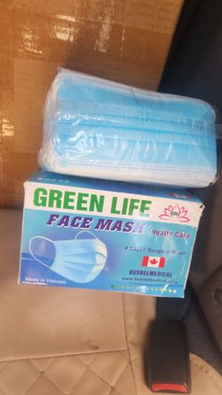Face mask 50ct  blue color