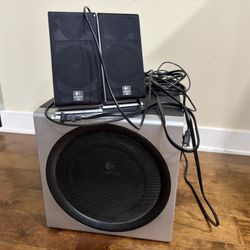 Logitech Z2300 Subwoofer With One Satellite Speaker
