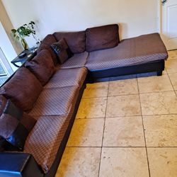 Brown Sectional Sofa