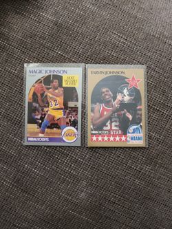 Magic Johnson NBA Vintage Card Lot