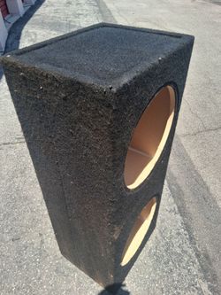 Car Subwoofer box dual 12" ban pass $49