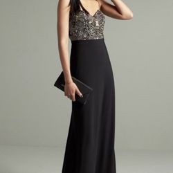 Adrianna Papell Sweetheart Gown with Beading (Black Tie Wedding Guest)