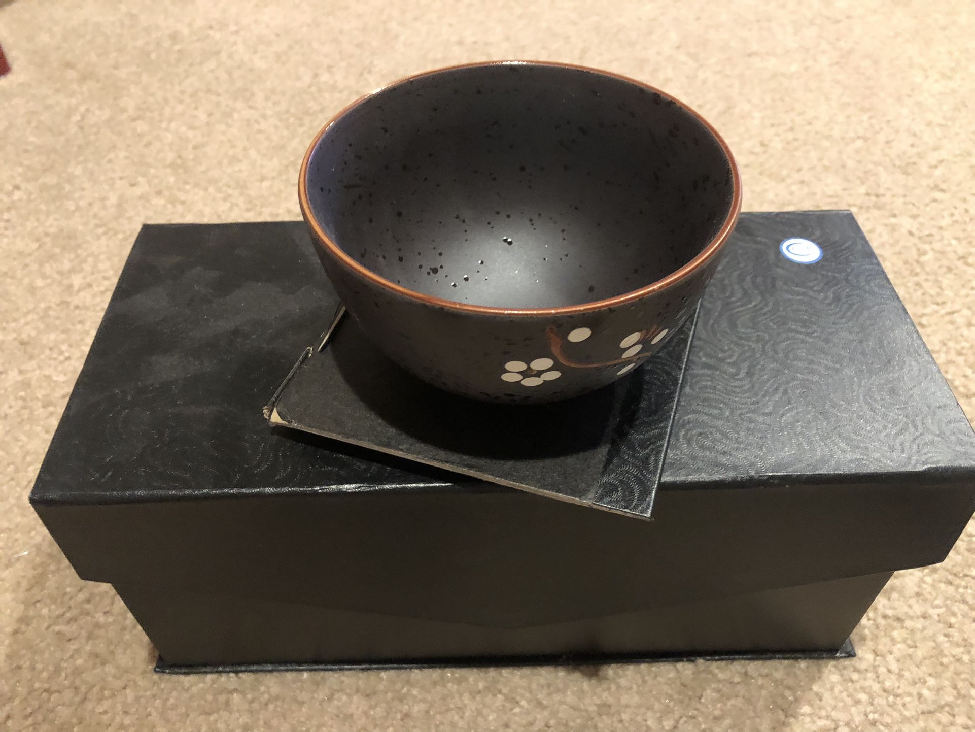 Japanese stone Rice Soup Bowl X 4  