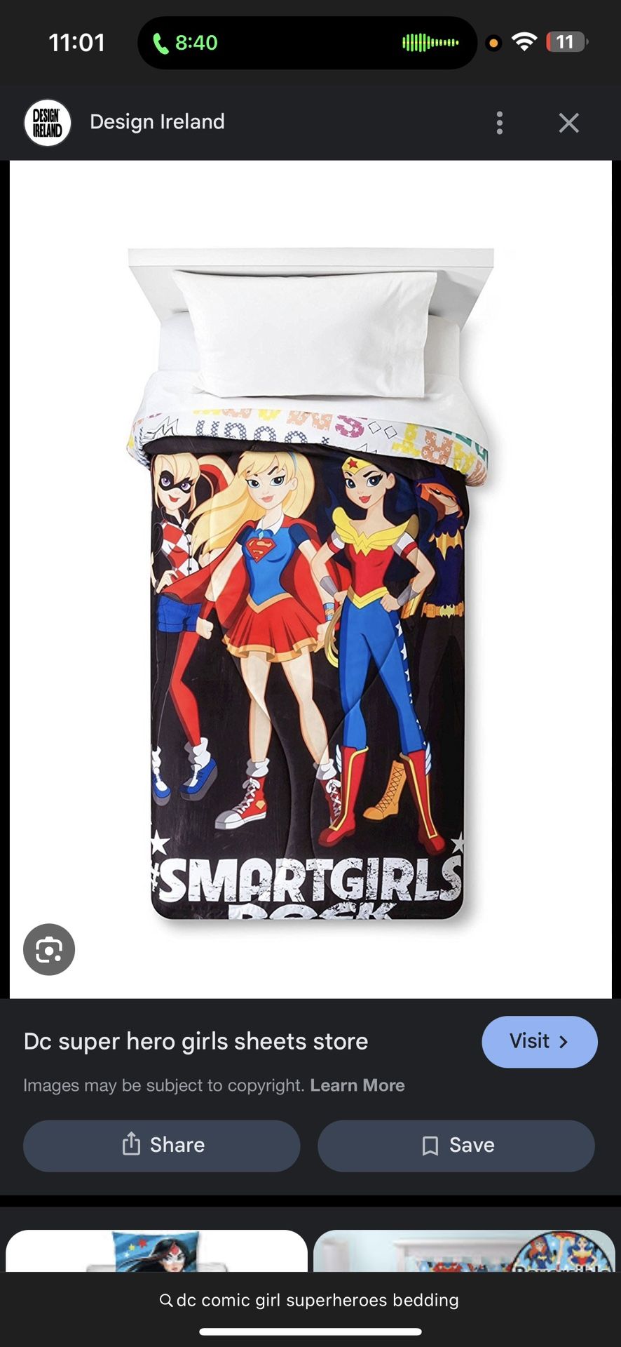 Súper Hero Girls Twin Bedding