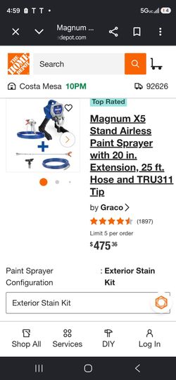 Xr5 paint sprayer