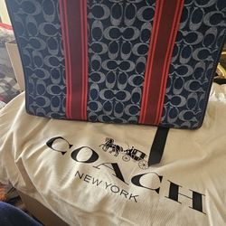 Coach denim bag 