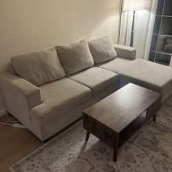 Beige Couch/Sofa 97’