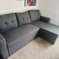 Sectional Sofa With Bed Like New