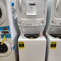 3.8 cu. ft. Washer 5.9 cu. ft. Long Vent Electric Dryer Combo in White