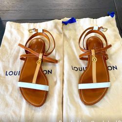 New LV Sandals Multi Color. Beautiful!!!! 6.5