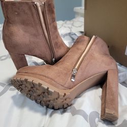 Size 11 Brown High Heel Boots