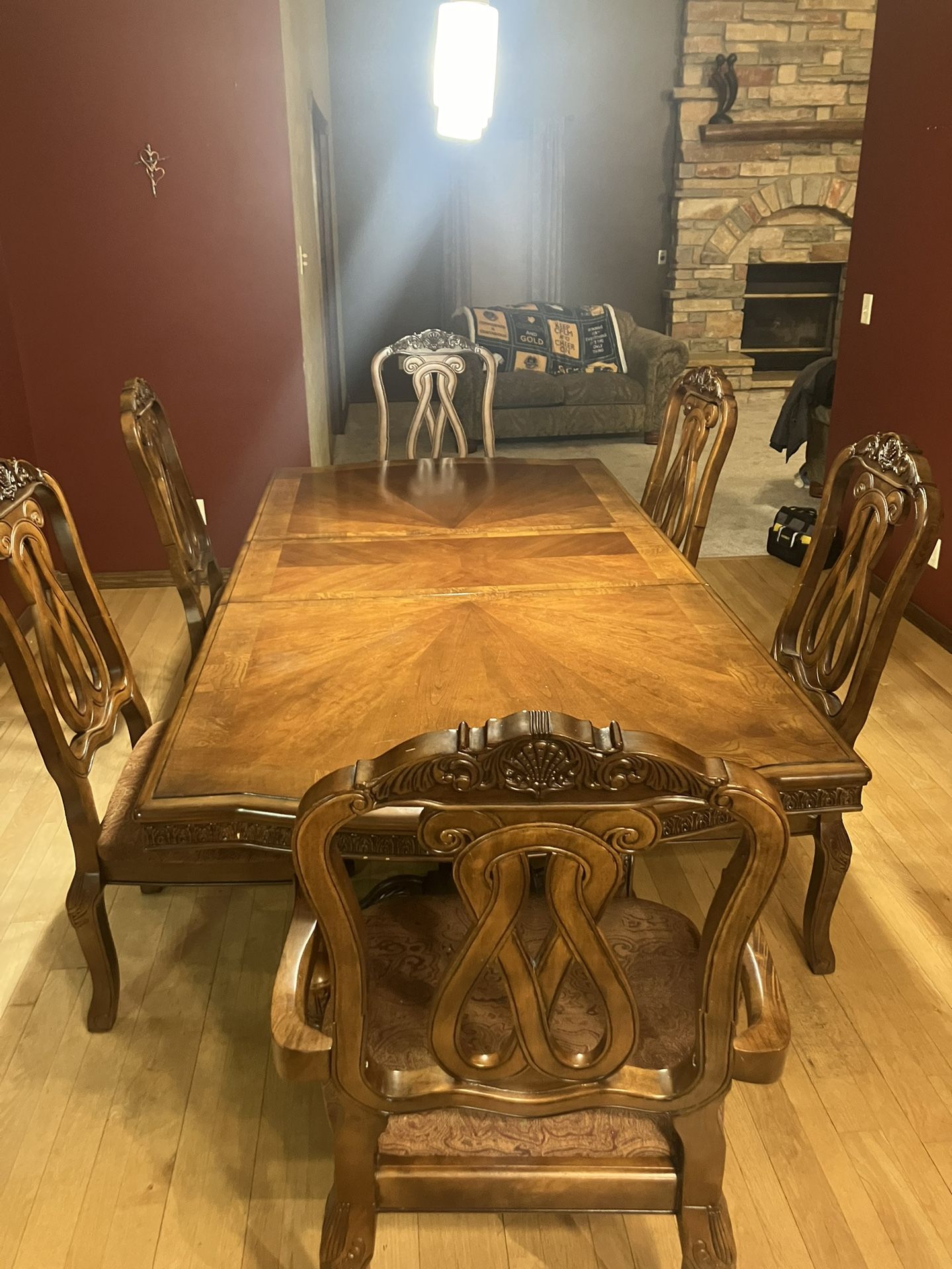 8ft Solid Hardwood Table