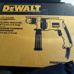 1/2" DeWalt Hammer Drill New 