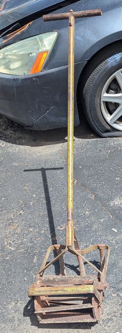 Vintage Antique RoHo Garden Hand Push Cultivator Tiller Weed Plow Vegetable claw