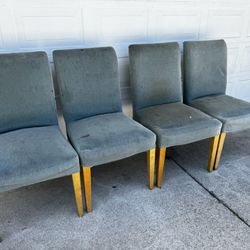 IKEA HENRIKSDAL Chairs- Slipcovers on Oak Legs - Custom Reinforced