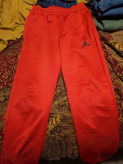 Jordan Jumpman Red Sweatpants Size Boys L